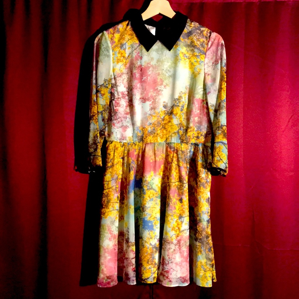 Psychedelic Ted Baker midi dress